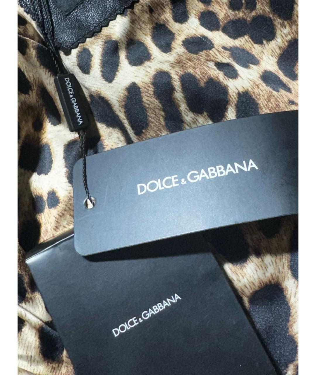 DOLCE&GABBANA Черная кожаная куртка, фото 7