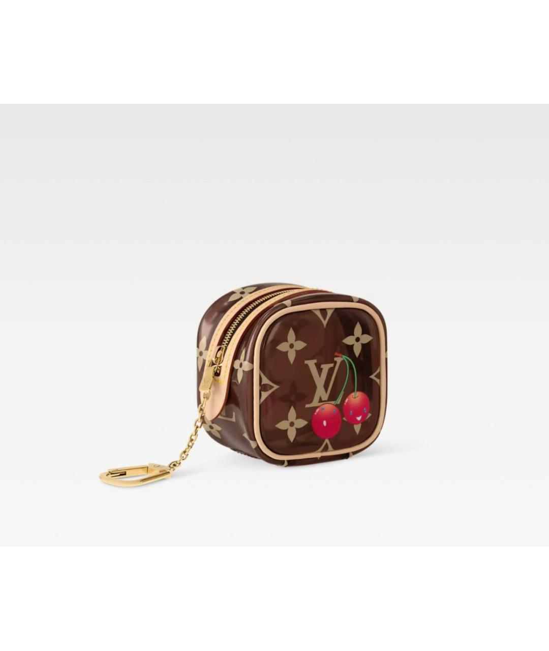 LOUIS VUITTON Коричневый кошелек, фото 6