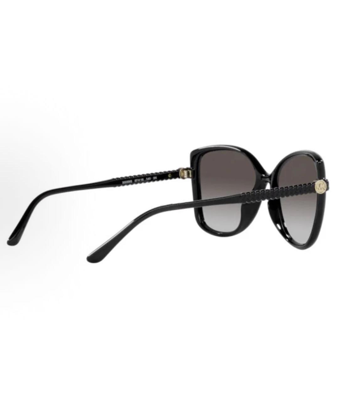 MICHAEL KORS Черные пластиковые солнцезащитные очки, фото 4