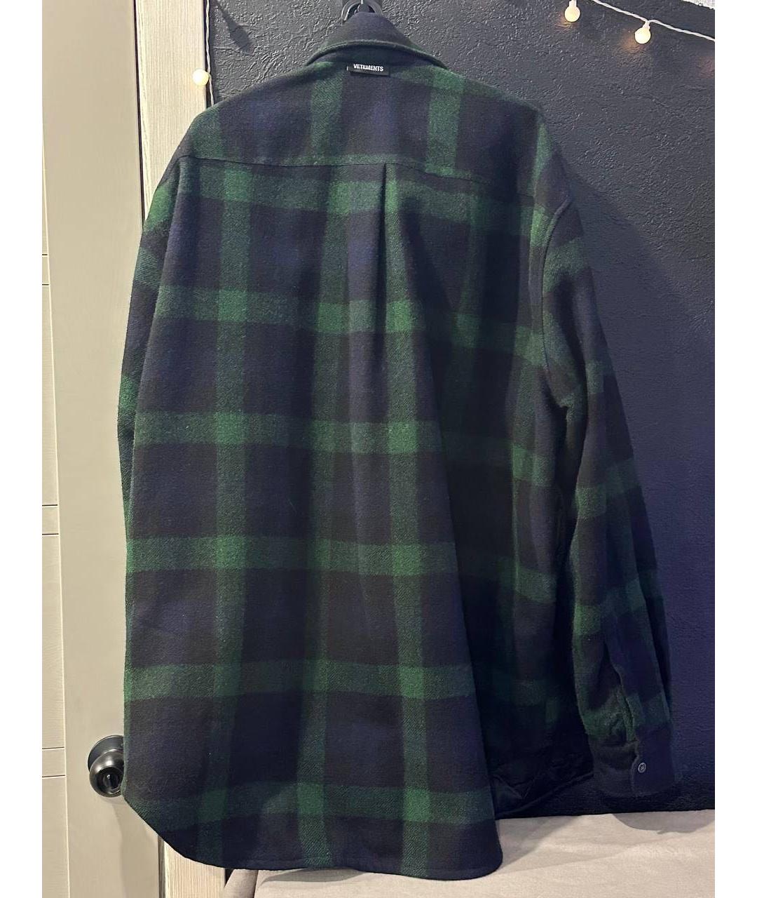VETEMENTS Темно-синяя шерстяная куртка, фото 2