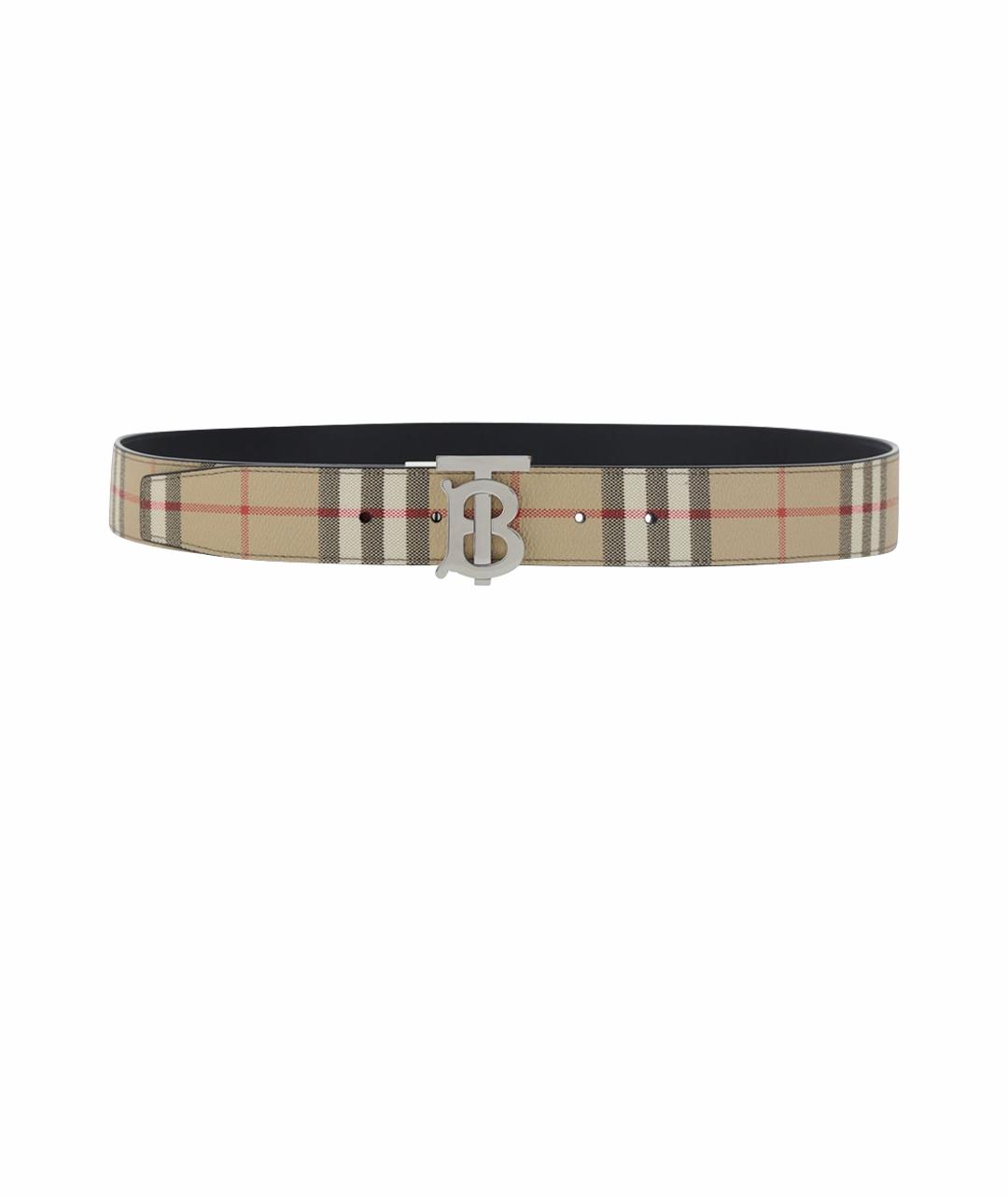 BURBERRY Бежевый ремень, фото 1