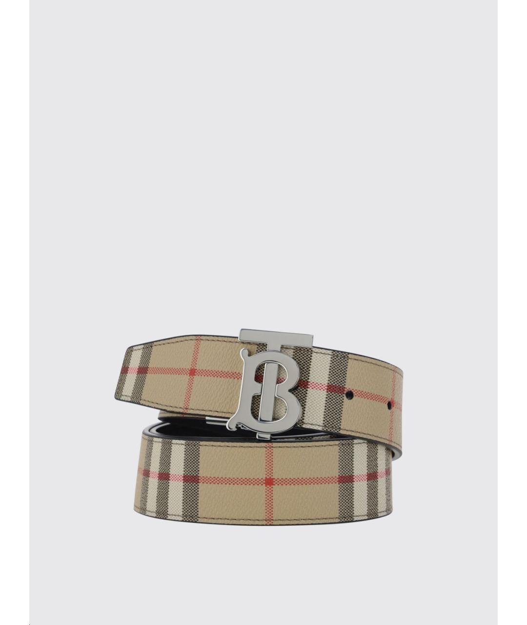 BURBERRY Бежевый ремень, фото 2