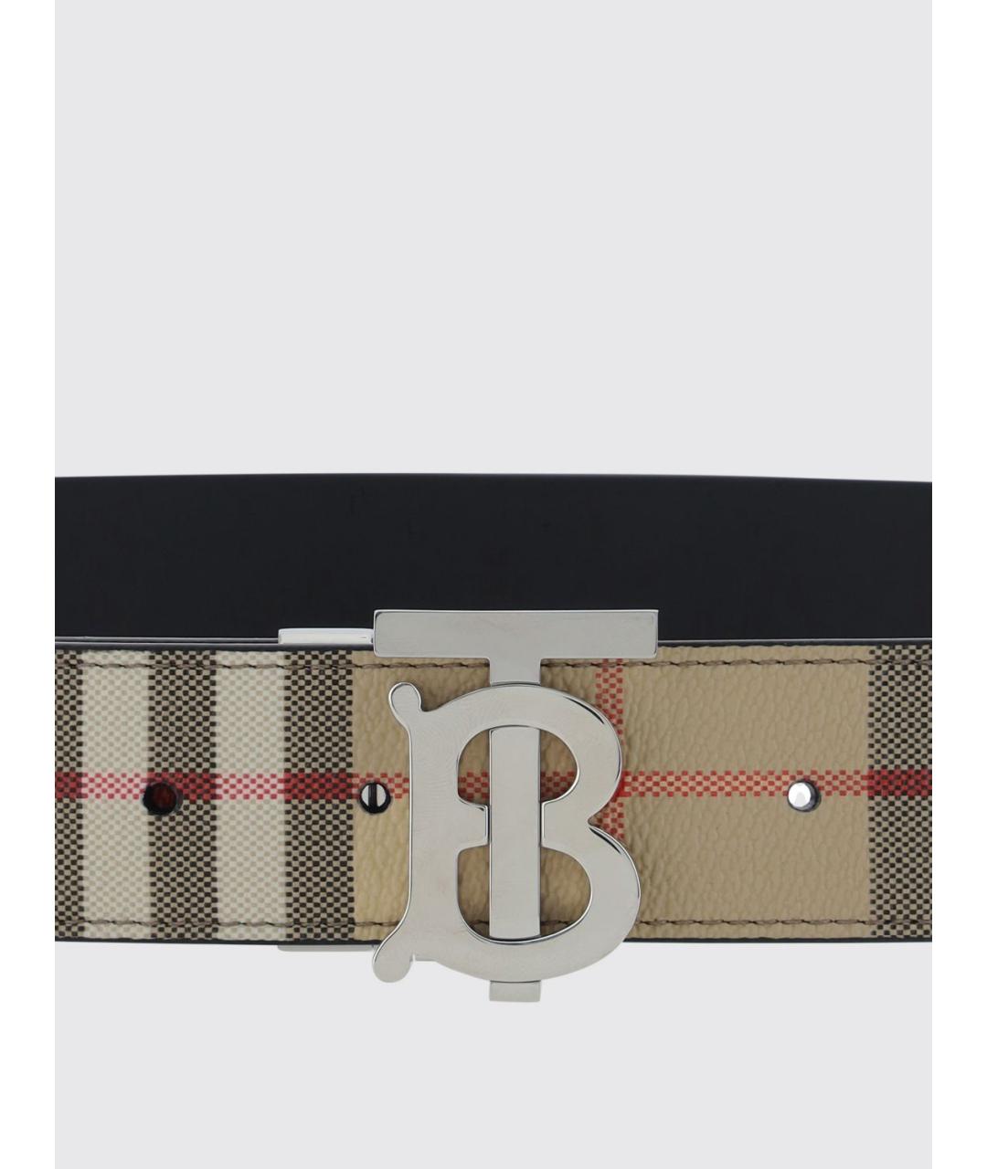 BURBERRY Бежевый ремень, фото 3