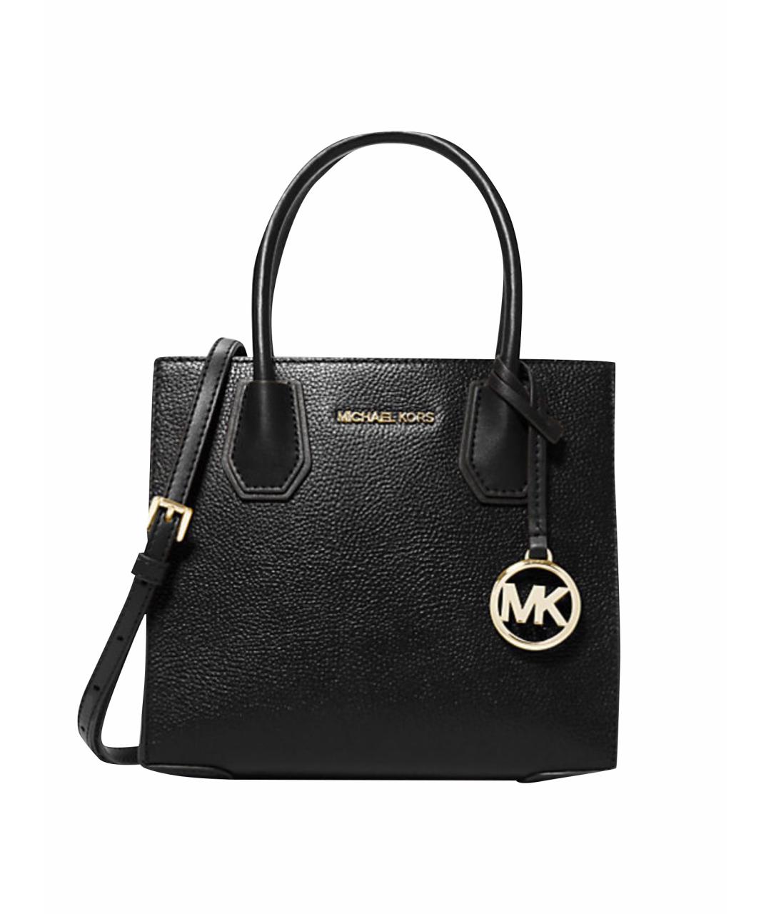 MICHAEL MICHAEL KORS Черная сумка через плечо из лакированной кожи, фото 1