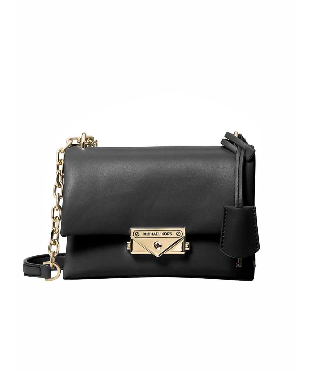 MICHAEL MICHAEL KORS Черная сумка через плечо из искусственной кожи, фото 1