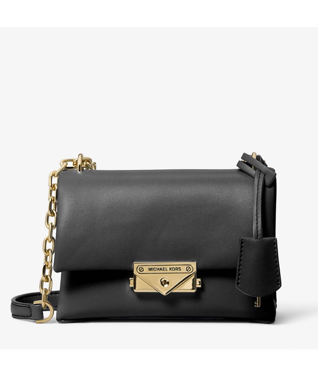 MICHAEL MICHAEL KORS Черная сумка через плечо из искусственной кожи, фото 5