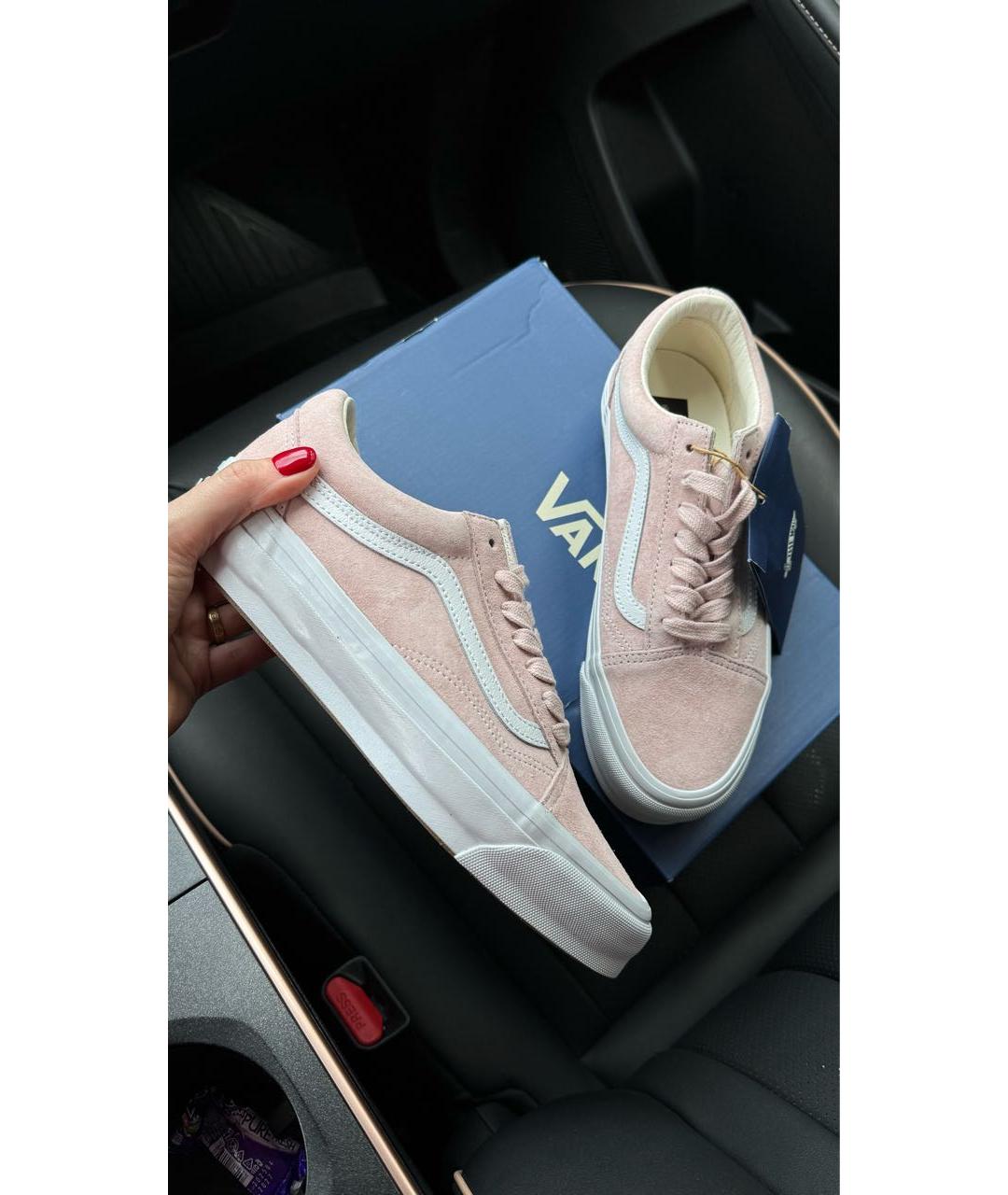 VANS Розовые замшевые кеды, фото 3