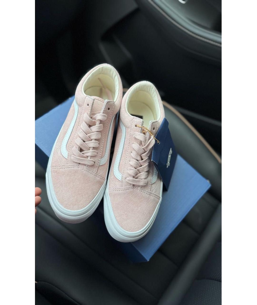 VANS Розовые замшевые кеды, фото 5