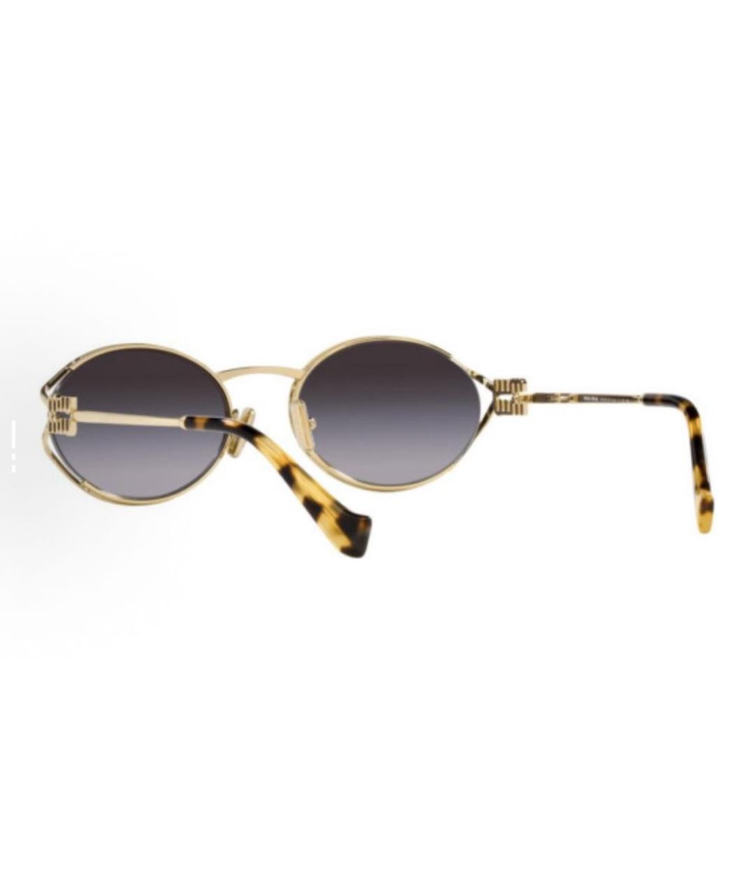 MIU MIU Металлические солнцезащитные очки, фото 5