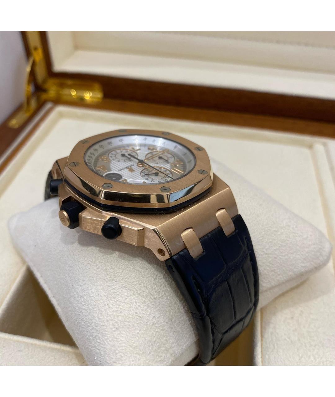 Audemars Piguet Белые часы из розового золота, фото 6