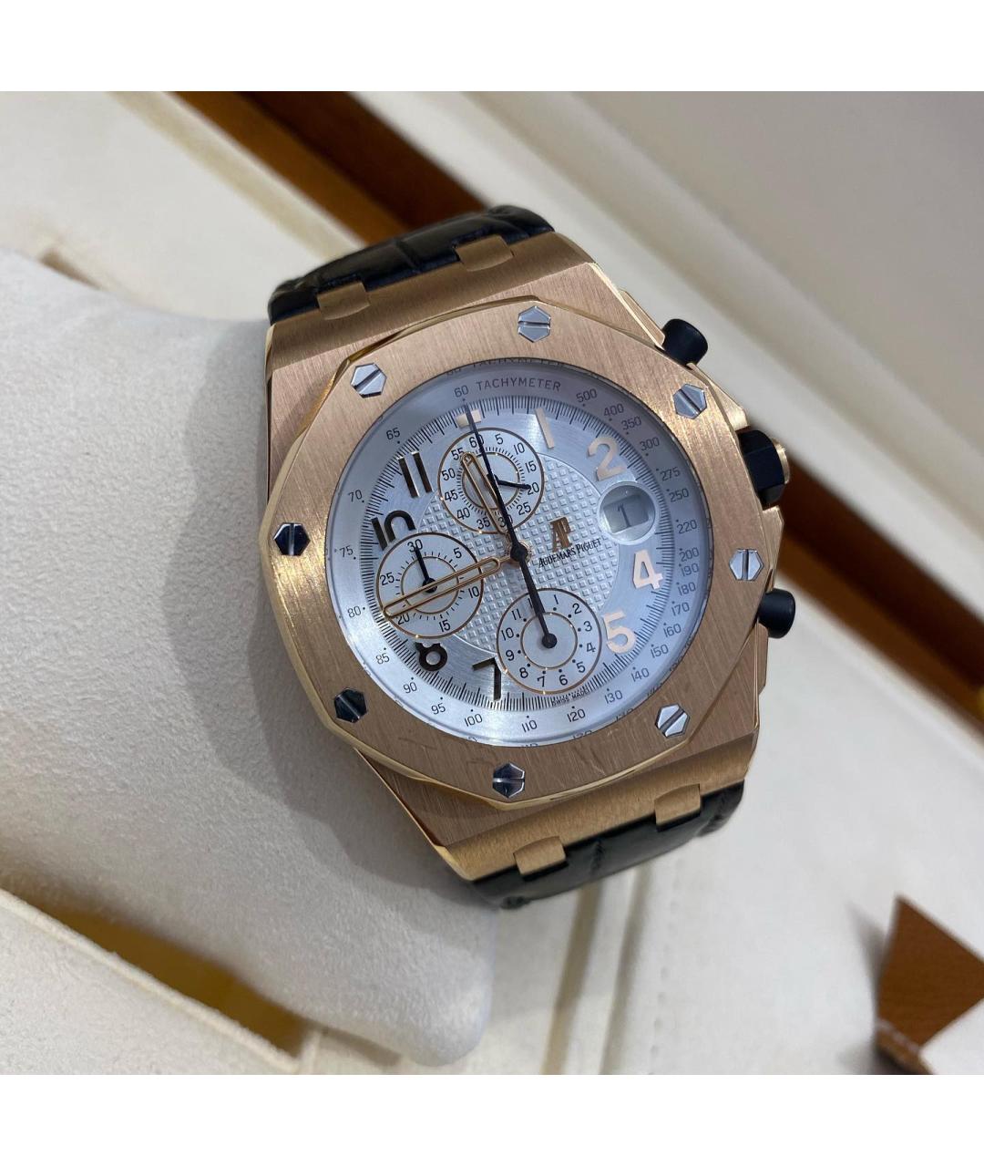 Audemars Piguet Белые часы из розового золота, фото 2