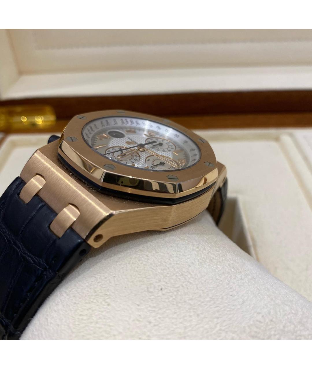 Audemars Piguet Белые часы из розового золота, фото 4