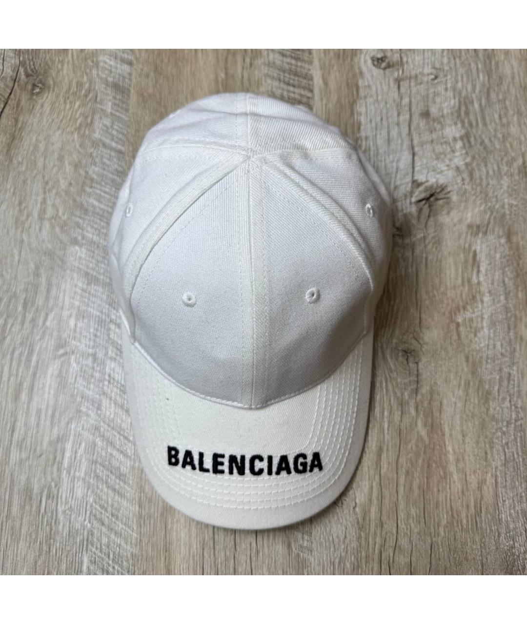 BALENCIAGA Белая кепка/бейсболка, фото 3