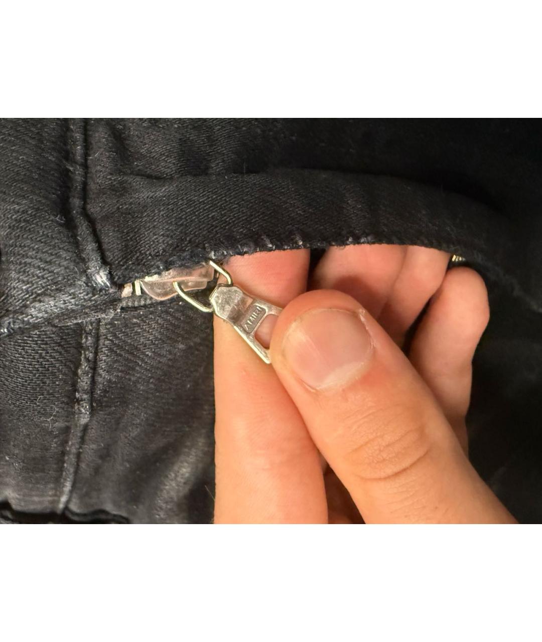 AMIRI Черные хлопко-эластановые джинсы скинни, фото 7