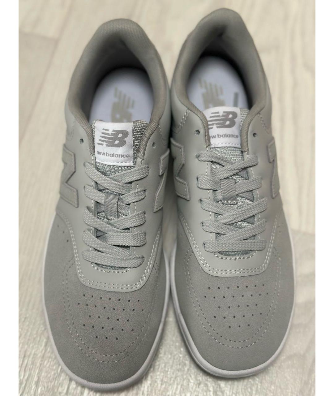NEW BALANCE Серые замшевые кеды, фото 3
