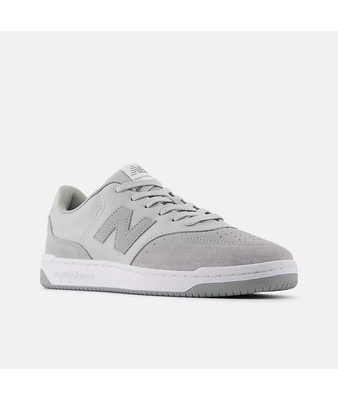 NEW BALANCE Серые замшевые кеды, фото 7