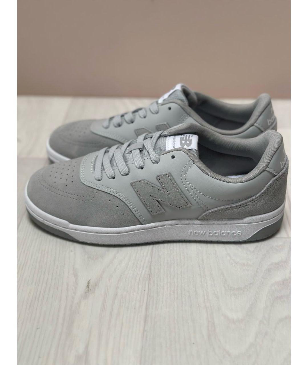 NEW BALANCE Серые замшевые кеды, фото 4