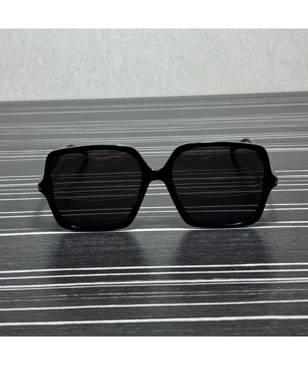 SAINT LAURENT Черные пластиковые солнцезащитные очки, фото 5