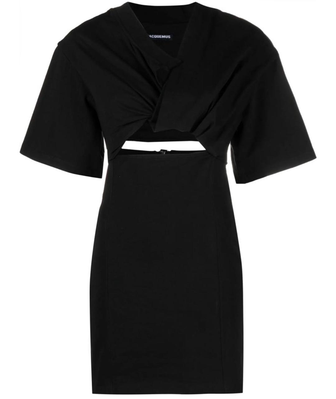 JACQUEMUS Черное повседневное платье, фото 1
