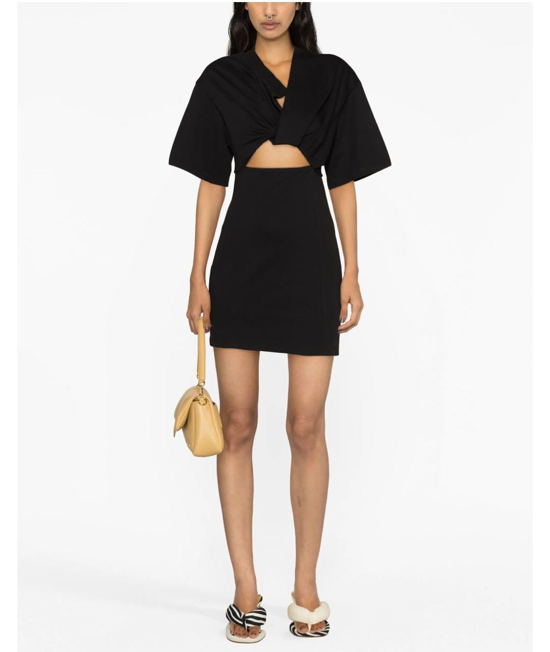 JACQUEMUS Черное повседневное платье, фото 2
