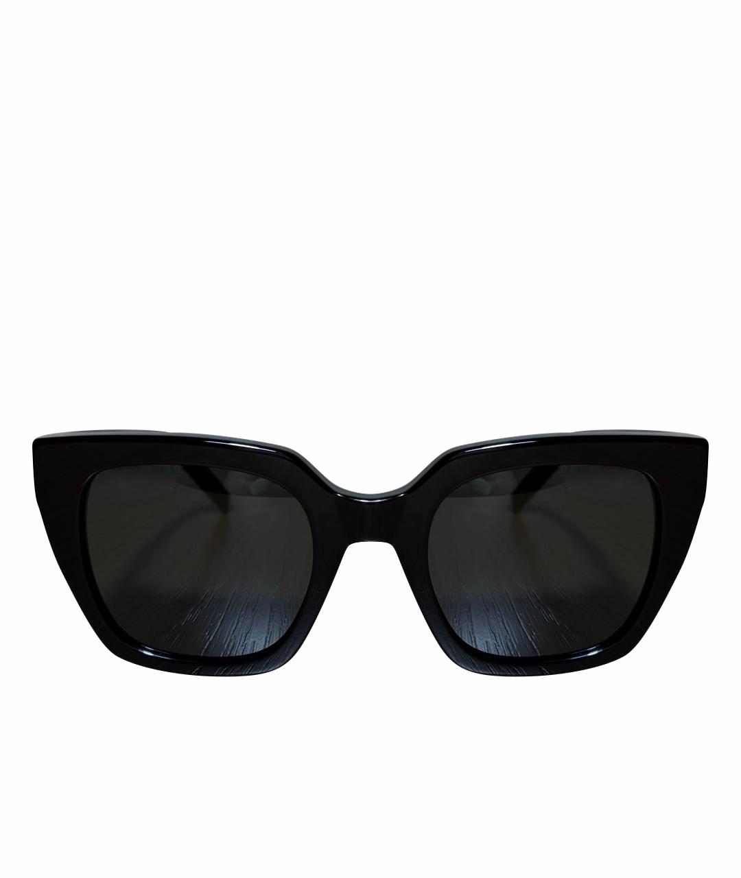 SAINT LAURENT Черные пластиковые солнцезащитные очки, фото 1