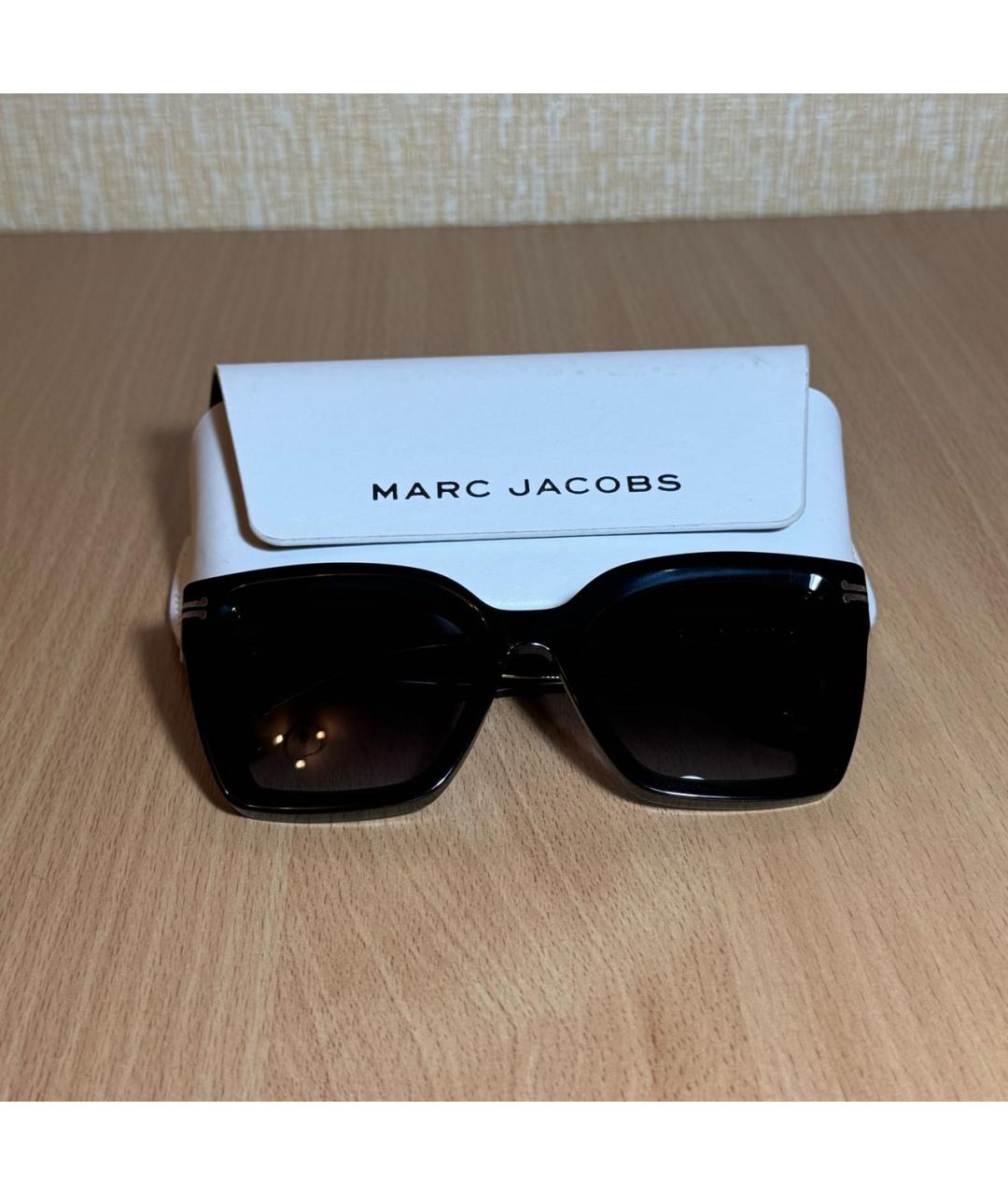 MARC JACOBS Черные пластиковые солнцезащитные очки, фото 7