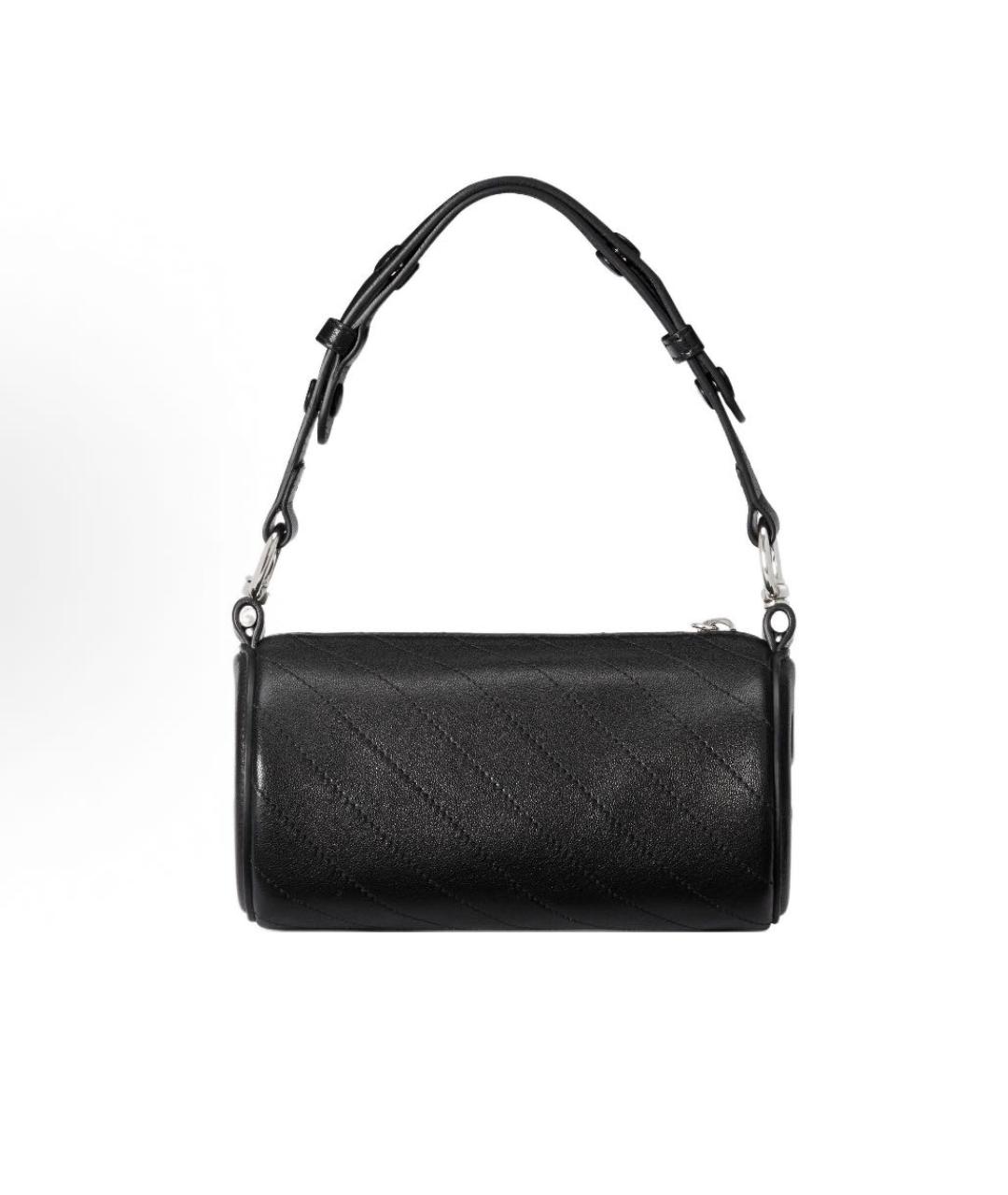 GUCCI Черная кожаная сумка с короткими ручками, фото 3