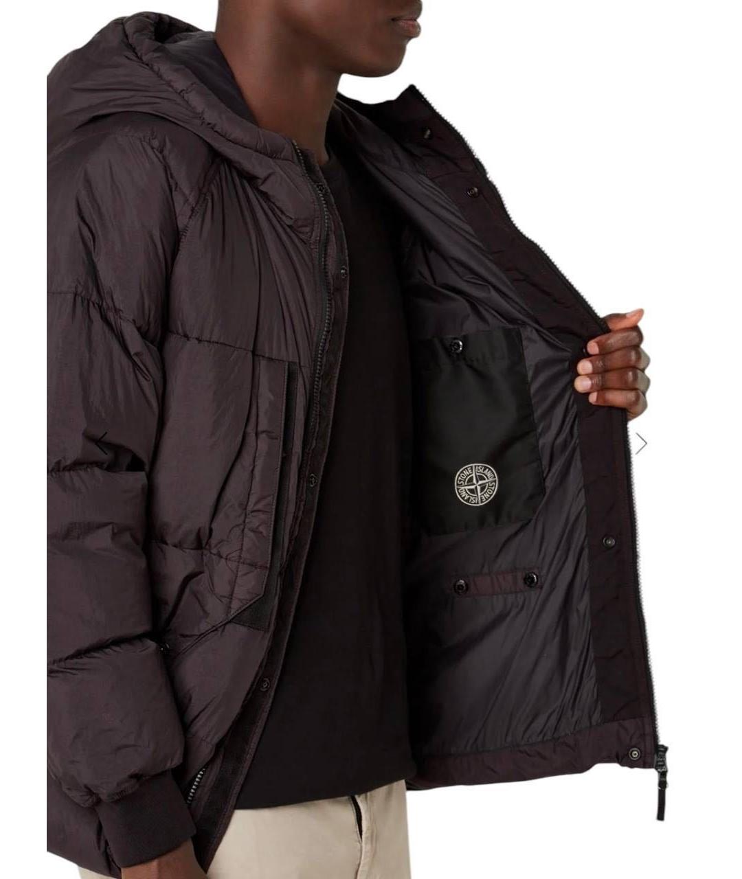 STONE ISLAND Фиолетовый пуховик, фото 5