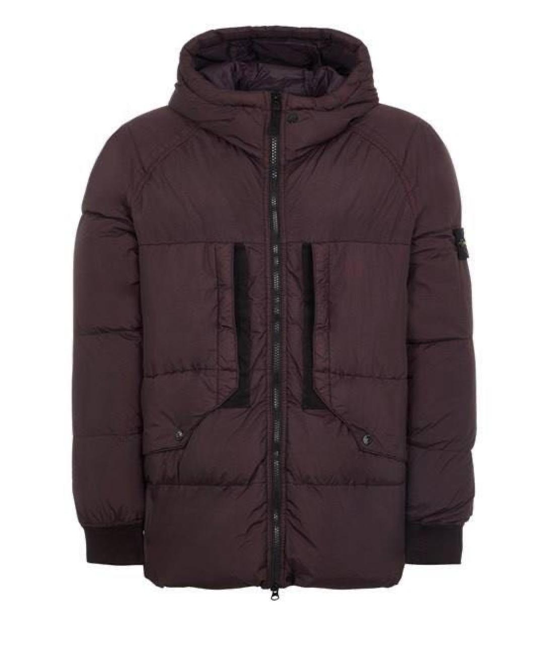 STONE ISLAND Фиолетовый пуховик, фото 7