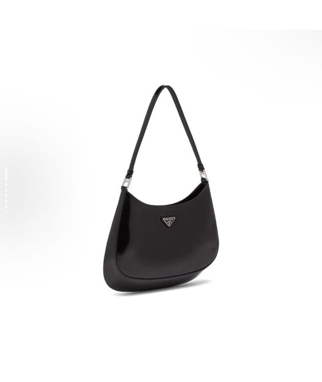 PRADA Черная кожаная сумка тоут, фото 2