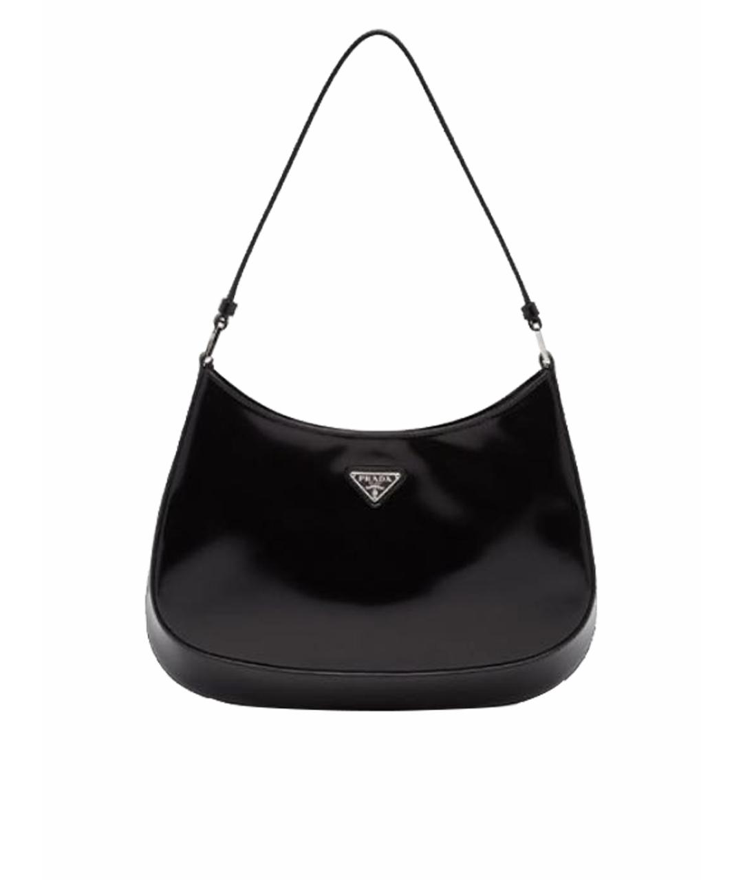 PRADA Черная кожаная сумка тоут, фото 1