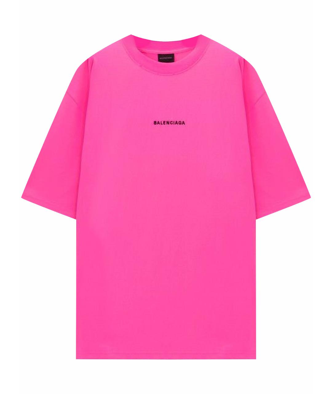 BALENCIAGA Розовая футболка, фото 1
