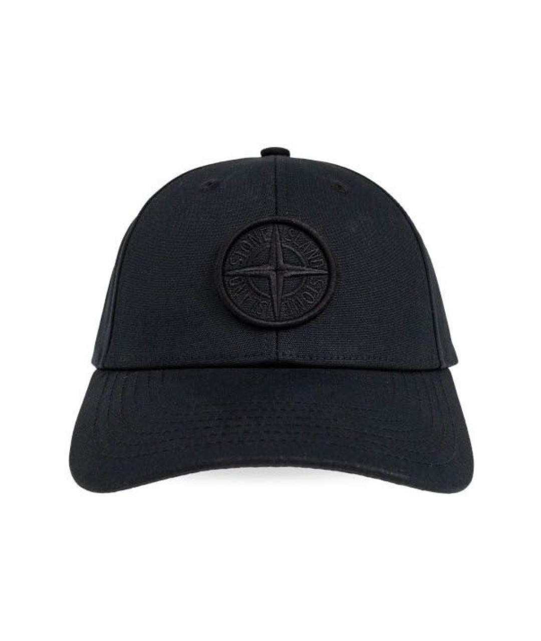 STONE ISLAND Черная хлопковая кепка/бейсболка, фото 5