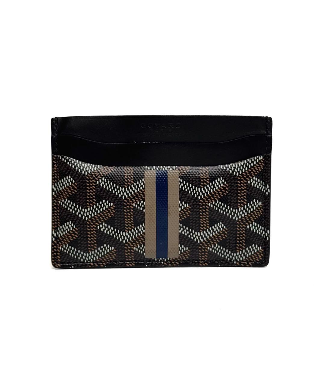 GOYARD Черный кожаный кардхолдер, фото 3