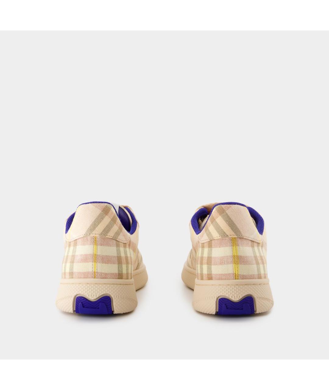 BURBERRY Розовые текстильные кеды, фото 3