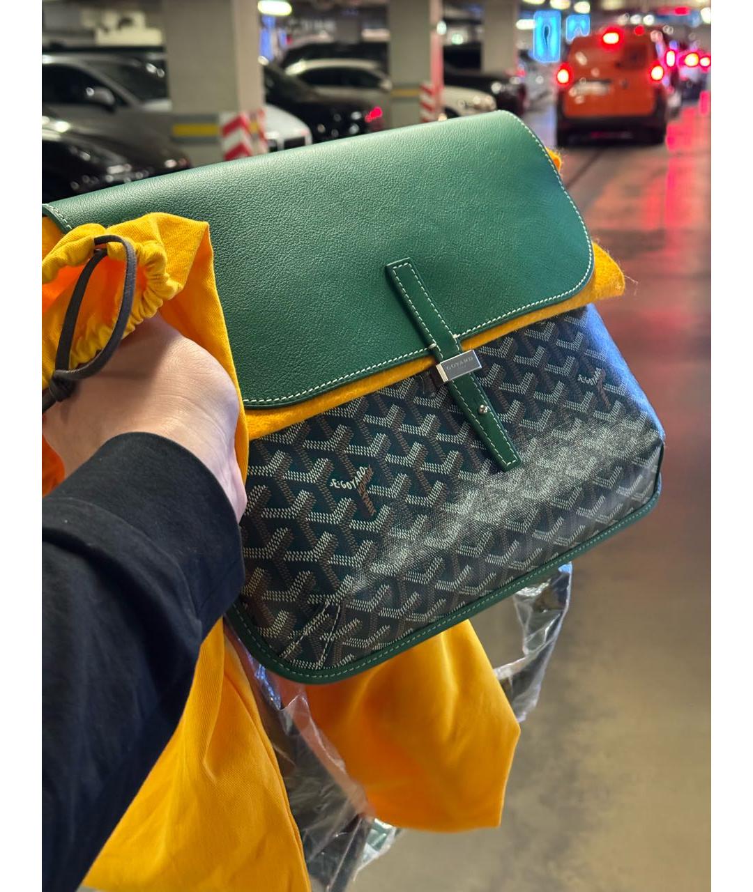 GOYARD Зеленая сумка на плечо, фото 2