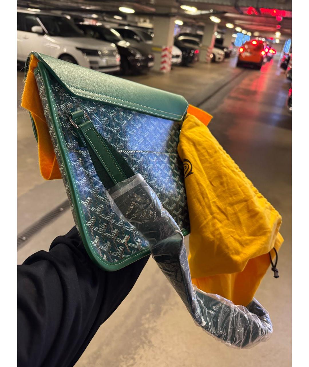 GOYARD Зеленая сумка на плечо, фото 4