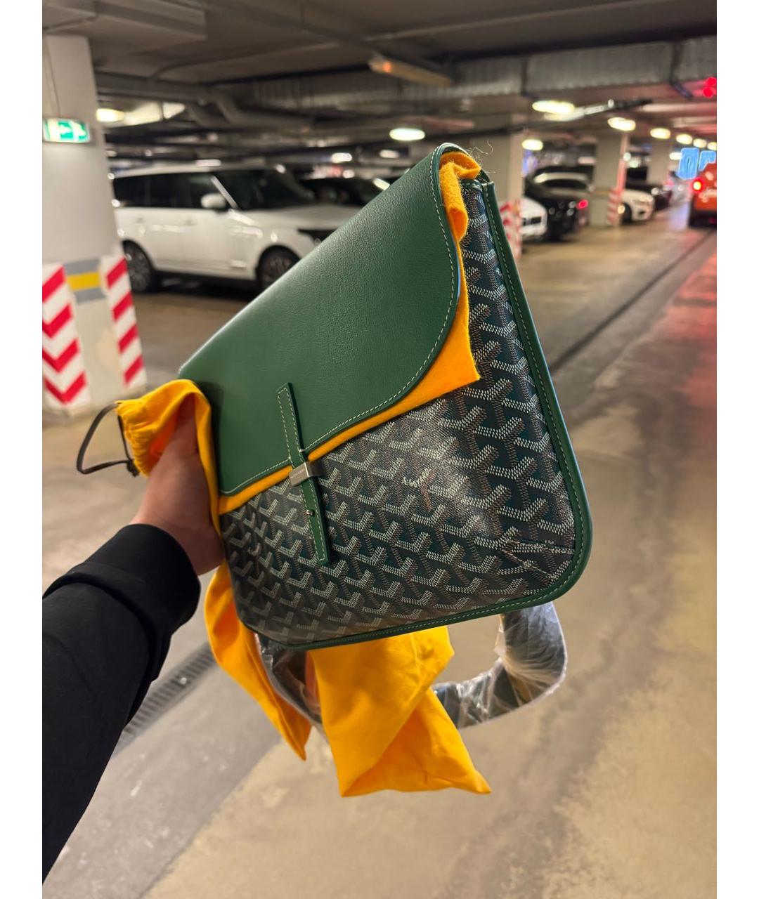 GOYARD Зеленая сумка на плечо, фото 3