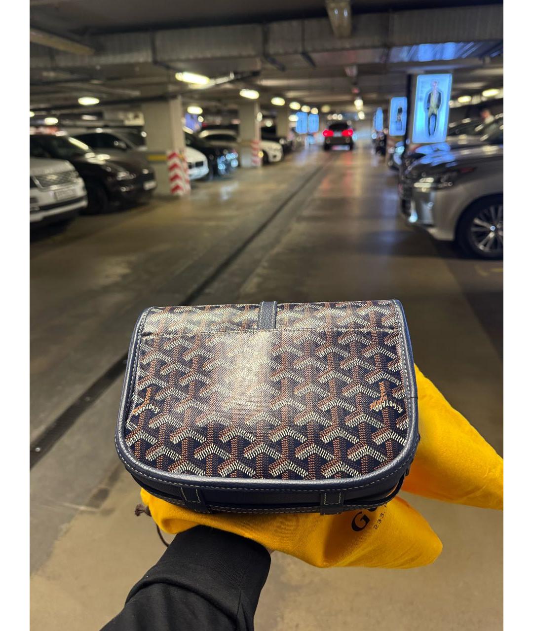 GOYARD Темно-синяя сумка на плечо, фото 4