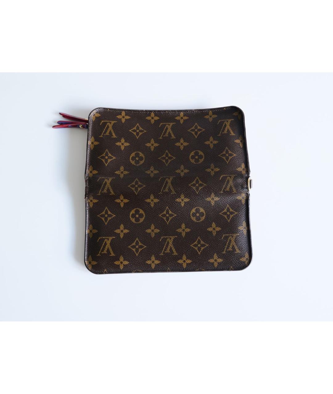 LOUIS VUITTON Коричневый кошелек, фото 3
