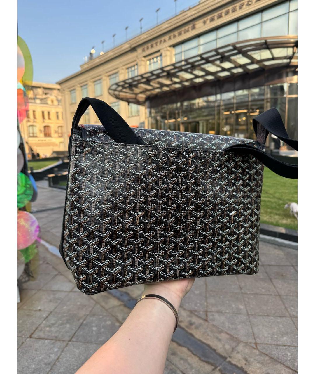 GOYARD Черная сумка на плечо, фото 3