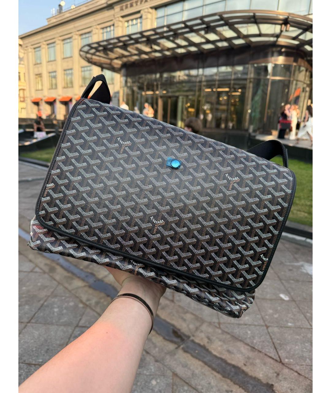 GOYARD Черная сумка на плечо, фото 6