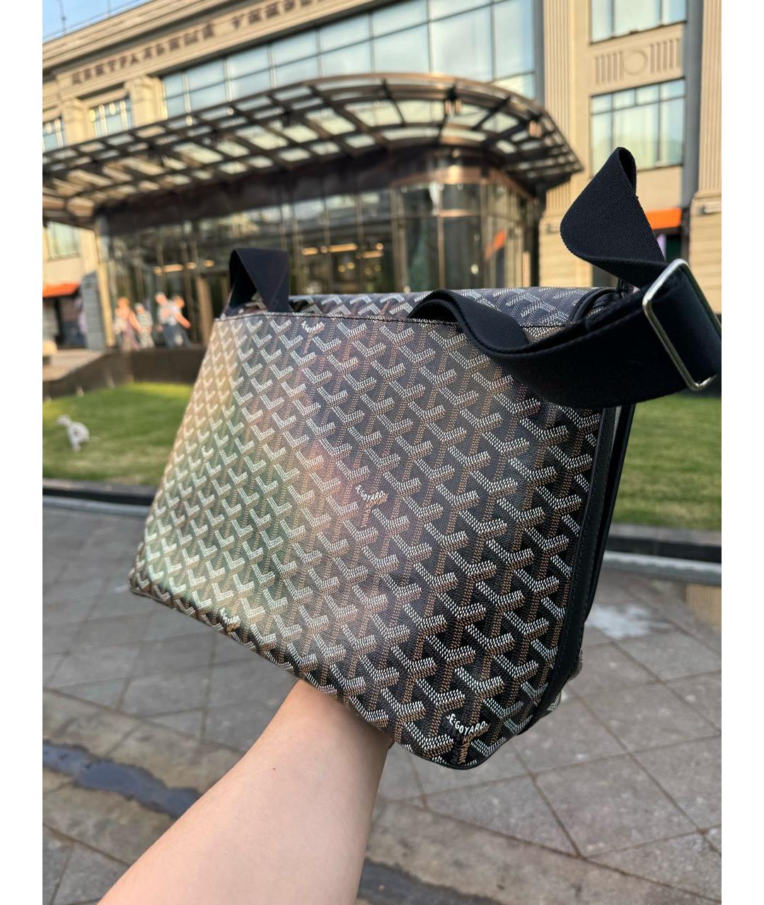 GOYARD Черная сумка на плечо, фото 4