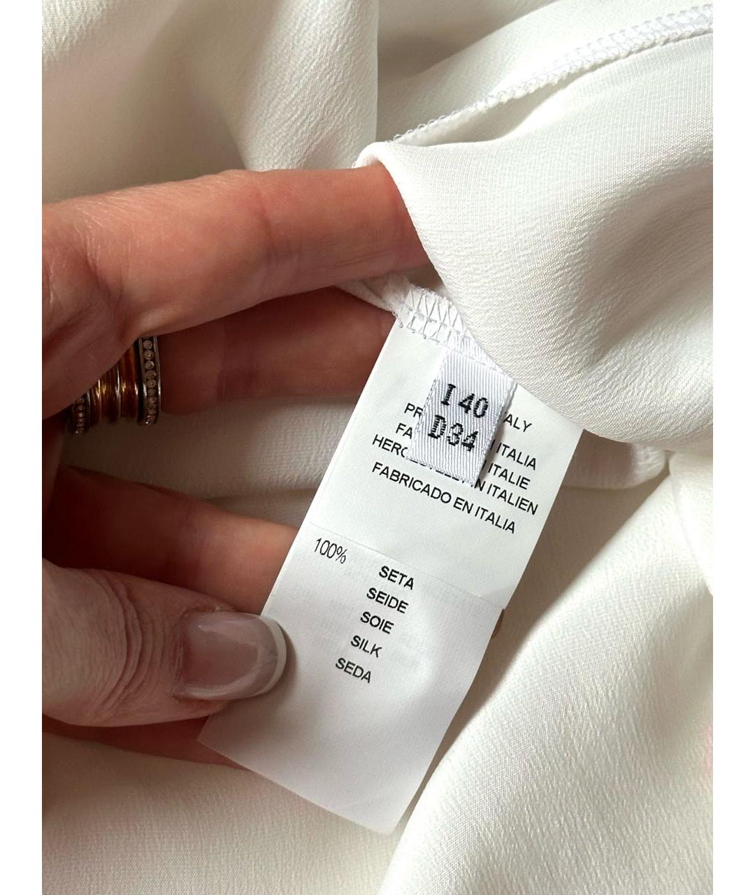 BLUMARINE Мульти шелковая юбка макси, фото 4