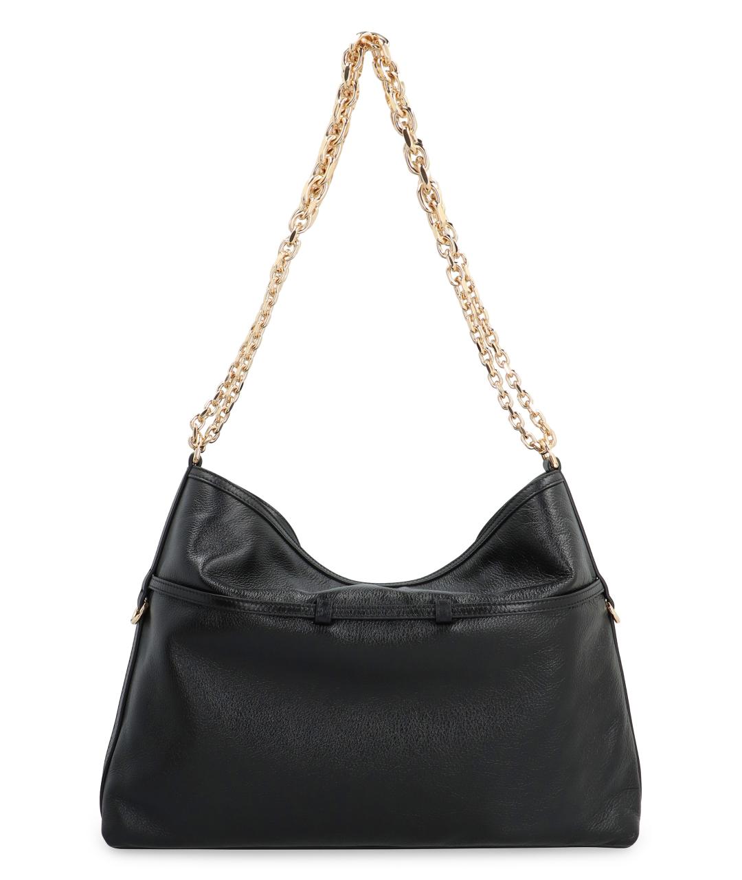 GIVENCHY Черная кожаная сумка через плечо, фото 4