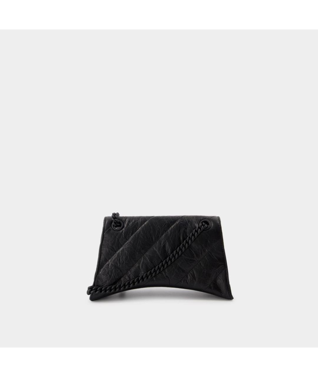 BALENCIAGA Черная кожаная сумка через плечо, фото 3