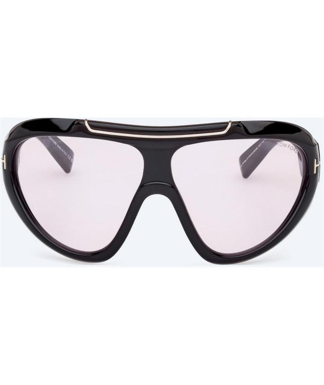TOM FORD Черные пластиковые солнцезащитные очки, фото 2