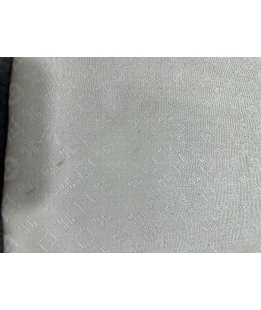 LOUIS VUITTON Бежевый платок, фото 4
