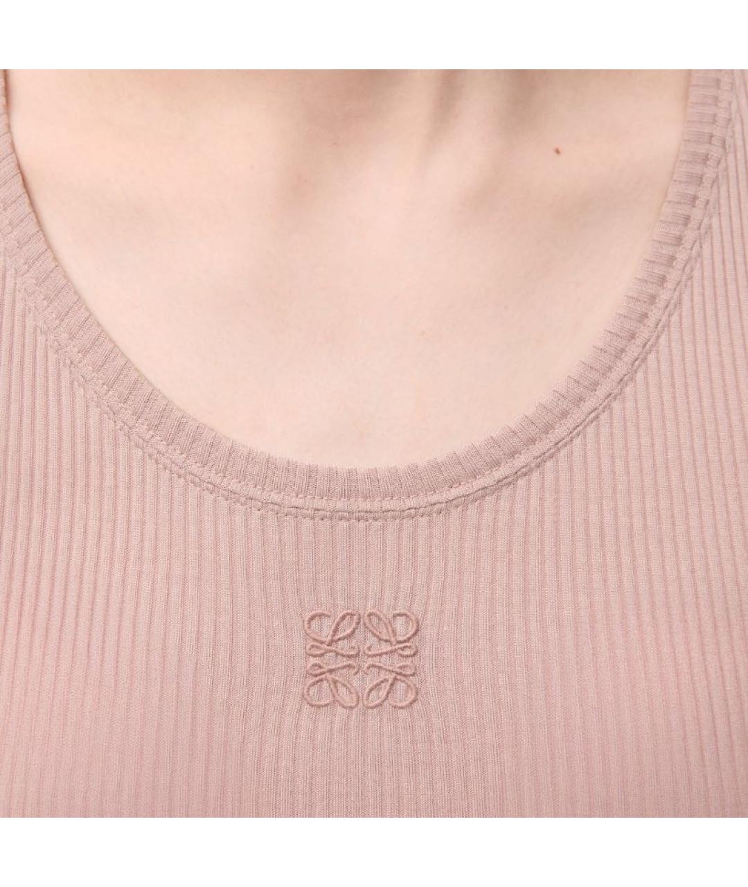 LOEWE Розовая майка, фото 5