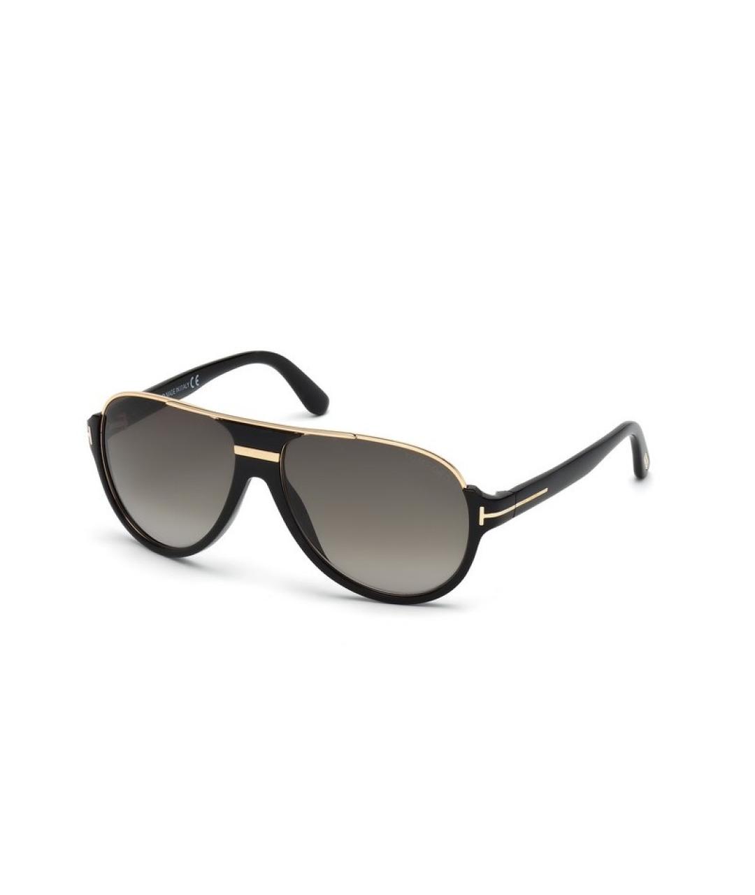 TOM FORD Черные солнцезащитные очки, фото 1